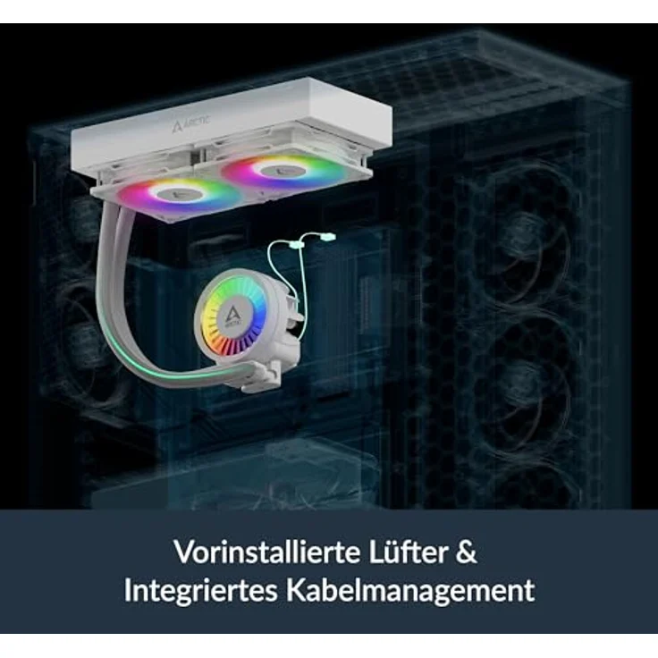 Arctic Liquid Freezer III Pro 280 A-RGB (White), Wartungsfreier CPU Wasserkühler mit hoher Kühlleistung, Weiss – Bild 6