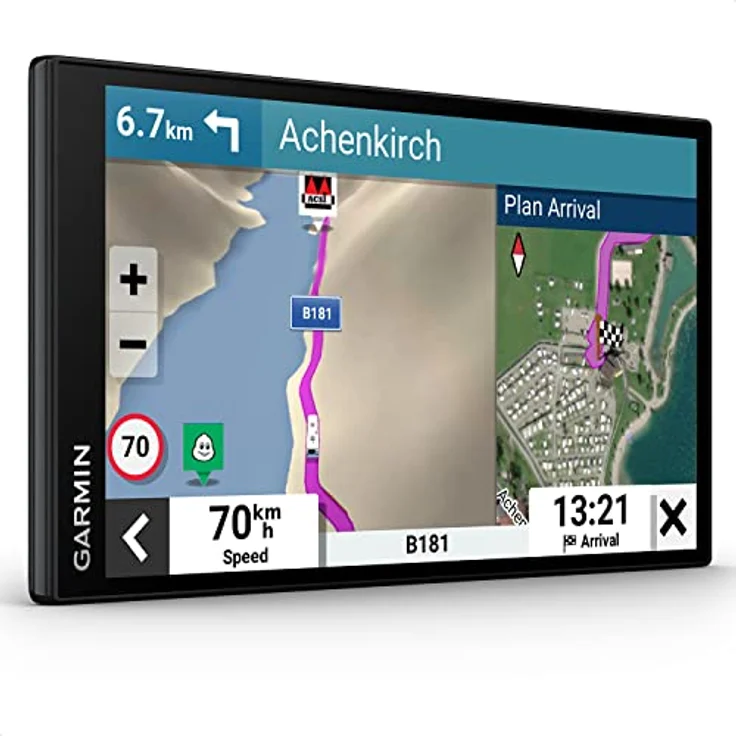 Garmin Camper 795 MT-D EU, Navigationsgerät für Wohnmobile/Wohnwagen mit 7 Zoll Display, vorinstallierten 3D-Karten für Europa und Südafrika, Verkehrsinfos in Echtzeit, Campingplatz-Datenbank – Bild 1