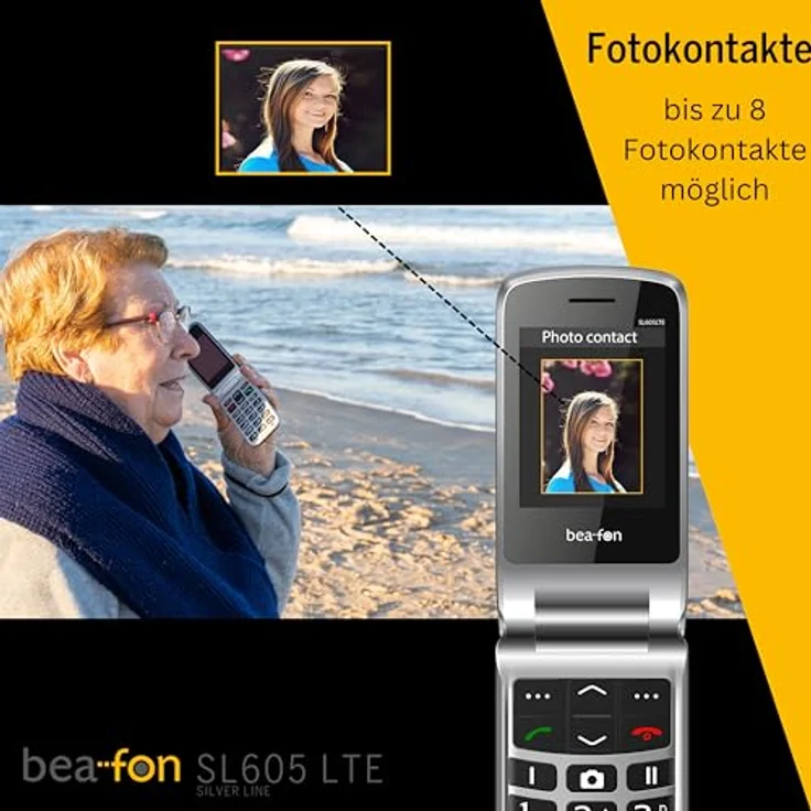 Beafon SL605 LTE, Handy ohne Vertrag mit 2.4" TFT-Display, 4G, Bluetooth, schwarz – Bild 6
