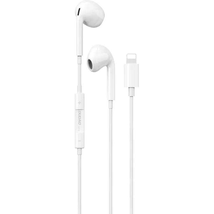 Dudao X14PROL-W1, In-Ear-Kopfhörer mit Lightning-Anschluss, Frequenzbereich 20 Hz-20 kHz, weiß