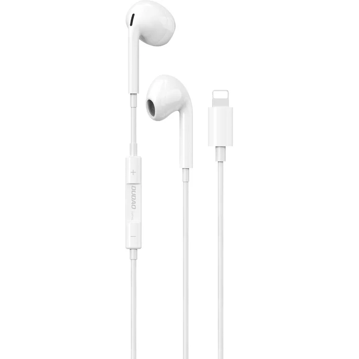 Dudao X14PROL-W1, In-Ear-Kopfhörer mit Lightning-Anschluss, Frequenzbereich 20 Hz-20 kHz, weiß