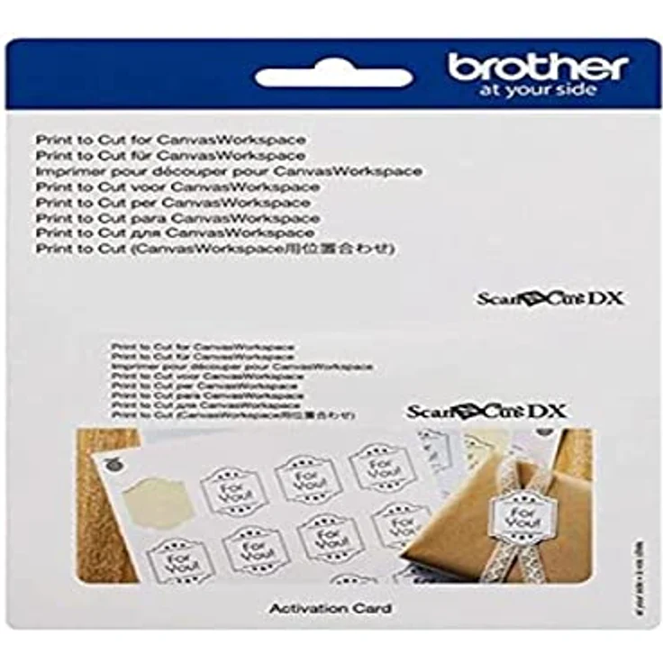 Brother Print to Cut-Aktivierungskarte für ScanNCut SDX – Optimale Konturen-Erkennung für A3-Formate, mehrfach ausführbar – Bild 2