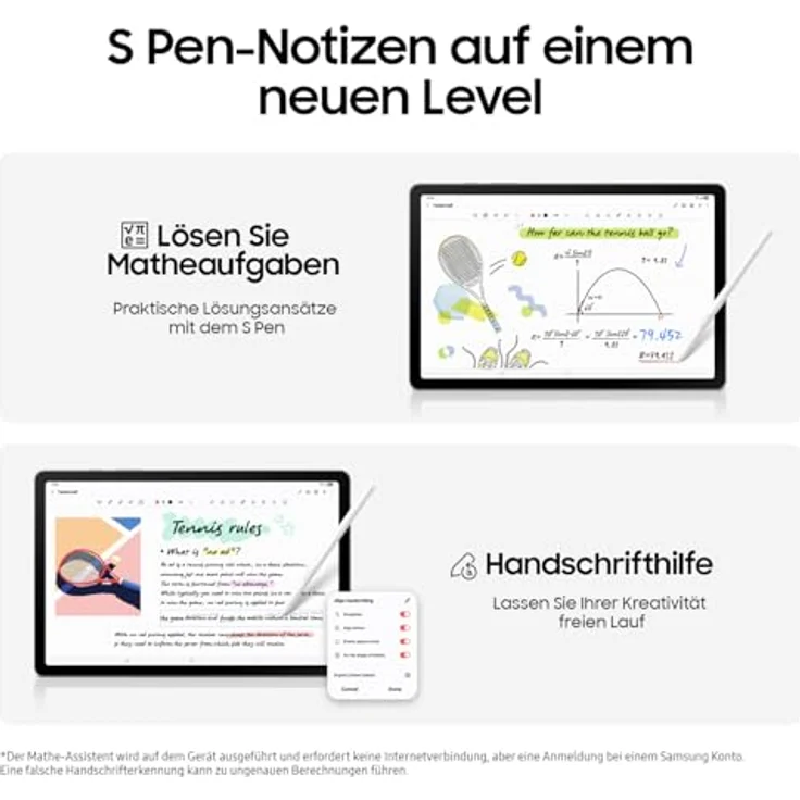 Samsung Galaxy Tab S10 Lite 5G, 27.7 cm (10.9 Zoll) Android-Tablet mit 128 GB Speicher, grau, 2 GHz Prozessor, S Pen inklusive – Bild 6