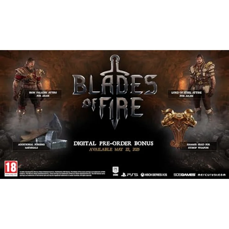 505 Games Blades of Fire - D1 Edition - PS5, englische Version mit Abenteurer-Pack und einzigartigem Kampfsystem – Bild 2