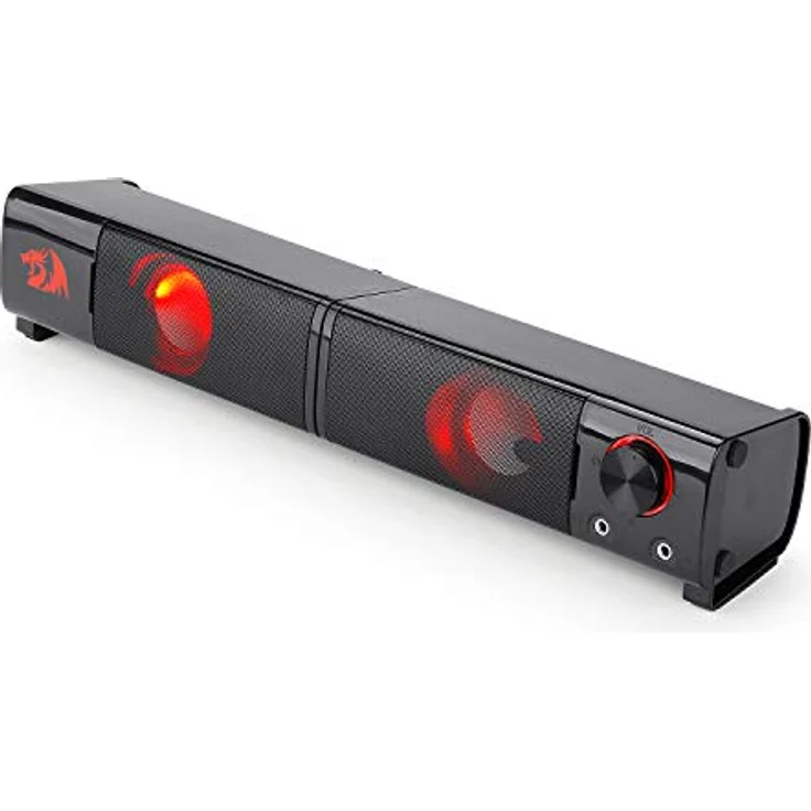 Redragon GS550 Orpheus, modulare Soundbar-Lautsprecher mit roter LED-Beleuchtung und 2.0-Stereowiedergabe – Bild 4