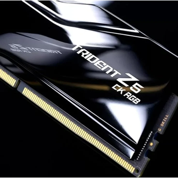 G.Skill Trident Z5 CK RGB DDR5-8200 RAM, CL40, XMP 3.0, CUDIMM - 48 GB Dual-Kit, schwarz - Arbeitsspeicher mit bis zu 8.200 MT/s und RGB-Beleuchtung – Bild 4