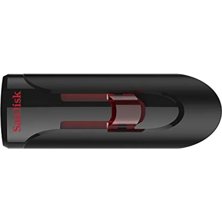Sandisk Ufm 64GB USB Cruzer Glide 3.0 64GB USB 3.0 (3.1 Gen 1) USB-Anschluss Typ A USB-Stick - USB-Sticks (64 GB, 3.0 (3.1 Gen 1), USB-Anschluss Typ A, Dia, Schwarz, Rot) – Bild 4