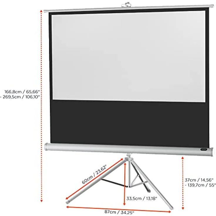 Celexon Stativleinwand Stativ Economy 1090264 133 x 75 cm Bildformat: 16:9 – Bild 4