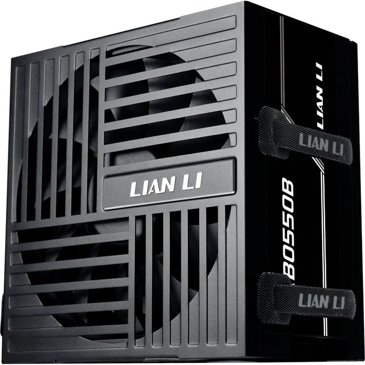 Lian Li RB Series 80 PLUS Bronze Netzteil, teilmodular, ATX 3.1 - 550 Watt, schwarz mit integriertem 135-mm-HDB-Lüfter und PCIe 5.1-Kompatibilität