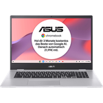 ASUS Chromebook CX1700CKA-AU0101, 17,3 Zoll Laptop mit Intel® Celeron® N4500, 8 GB RAM, 128 GB eMMC, UHD Graphics, Silber, Google ChromeOS