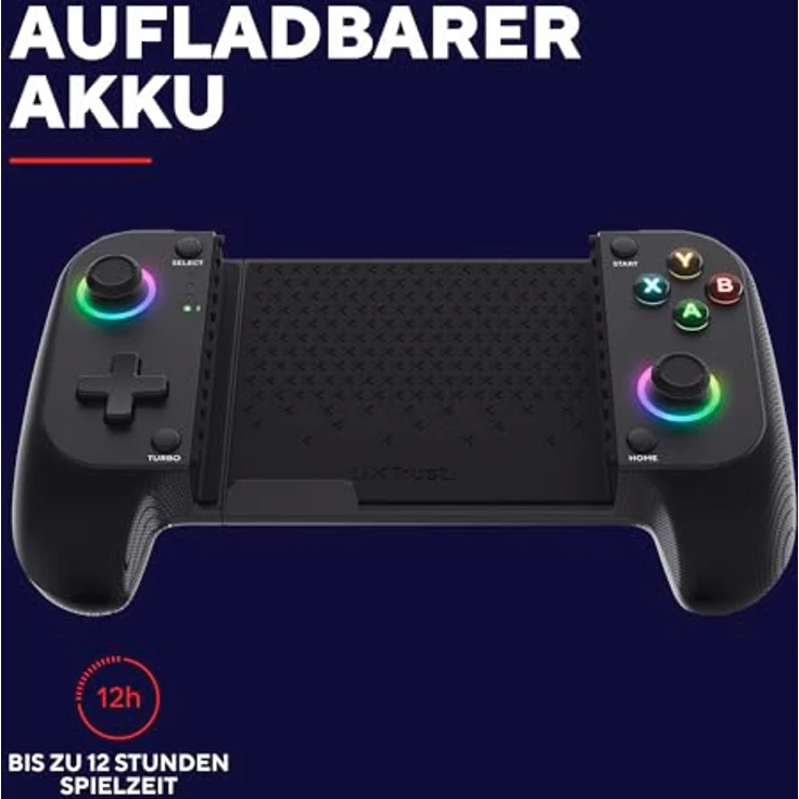 Trust GXT735 Mylox Wireless Mobile Controller, Bluetooth 5.0 für Android und iOS, mit RGB-LED-Tasten und 12 Stunden Akkulaufzeit, Schwarz – Bild 7