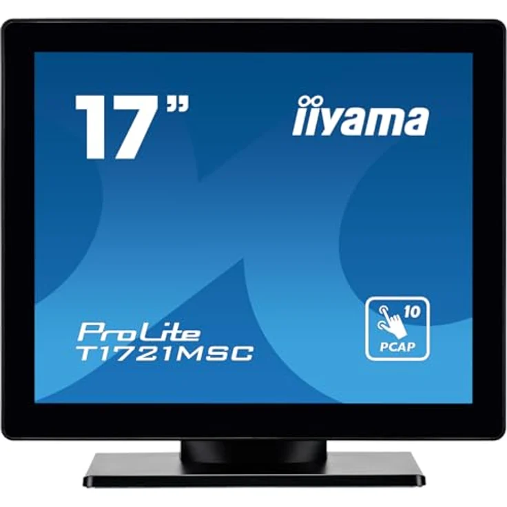 iiyama Prolite T1721MSC-B2 43cm 17" LED-Monitor SXGA 10 Punkt Multitouch kapazitiv VGA HDMI Audio-Out 7H IPX3 schwarz – Bild 1