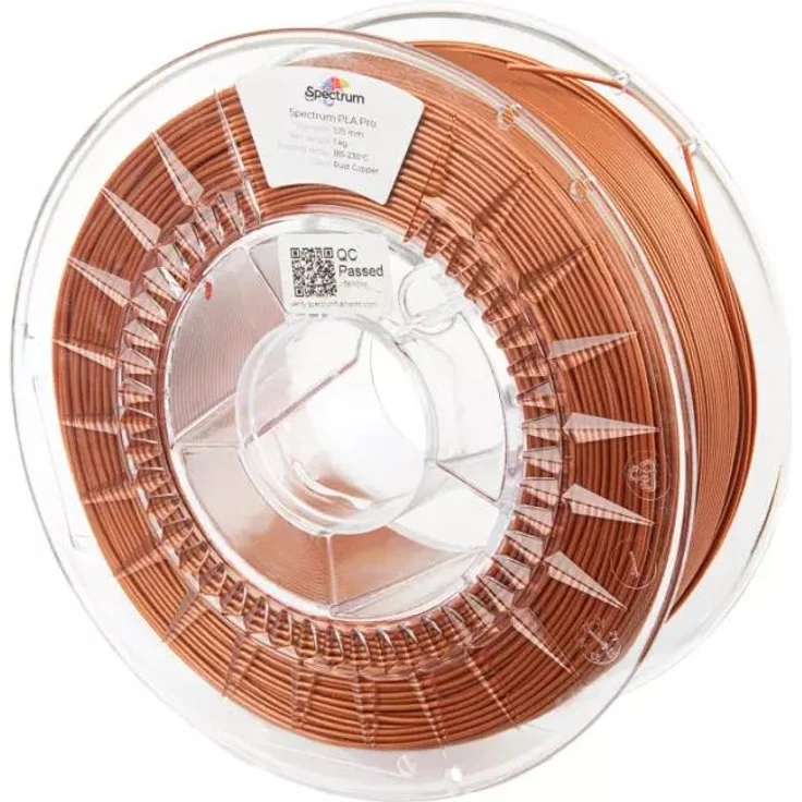 Spectrum Filament PLA Pro, 1.75 mm, 1000 g, Kupfer, hohe Schlagfestigkeit und verbesserte Druckeigenschaften