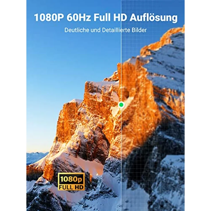 UGREEN HDMI DVI adapter DVI 24+1 Adapter HDMI mit 1080P, High Speed DVI auf HDMI bidirektional Konverter unterstützt 3D , Full HD vergoldete Kontakte, 1m, Schwarz – Bild 4
