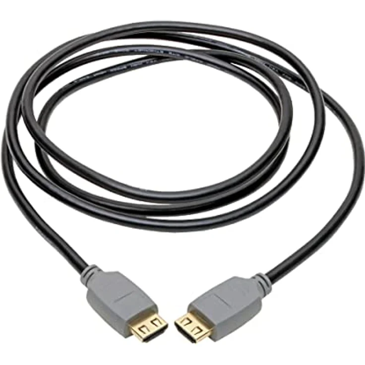 Tripp Lite P568-006-2A 4K HDMI-Kabel (Stecker/Stecker) – 4K bei 60 Hz, HDR, 4:4:4, mit speziellen, fest in die Anschlüsse greifenden Steckern, schwarz, 1,83 m – Bild 2