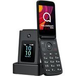 TCL Onetouch 4043 Smartphone, 4G, große Tasten, Dual-SIM, mit Ladestation (Grau)