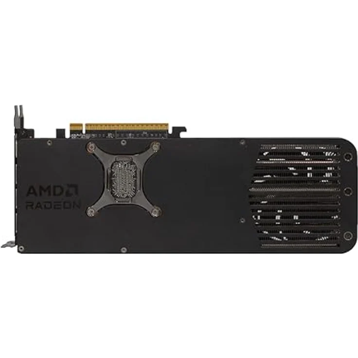 PowerColor RX 9070 GRE 12GB, Next-Gen-Grafikkarte mit 3072 Stream Kernen, 2790 MHz Boost-Takt, Triple Fan Kühler, PCIe 5.0, schwarze Ausführung – Bild 5