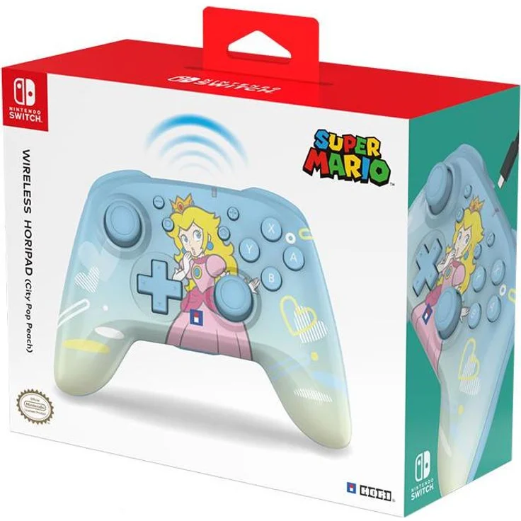 HORI Wireless Horipad City Pop Peach, Gaming Controller für Nintendo ...