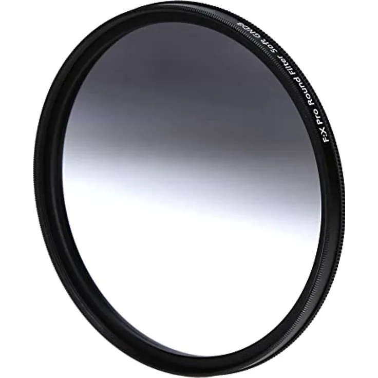 Rollei F:X Pro Grauverlaufs-Rundfilter Soft GND 8 Schraub-Filter mit drehbarem Ring zur Einstellung des Verlaufs entlang der Drehachse Ideal für die Landschafts- und Architektur-Fotografie (77 mm)