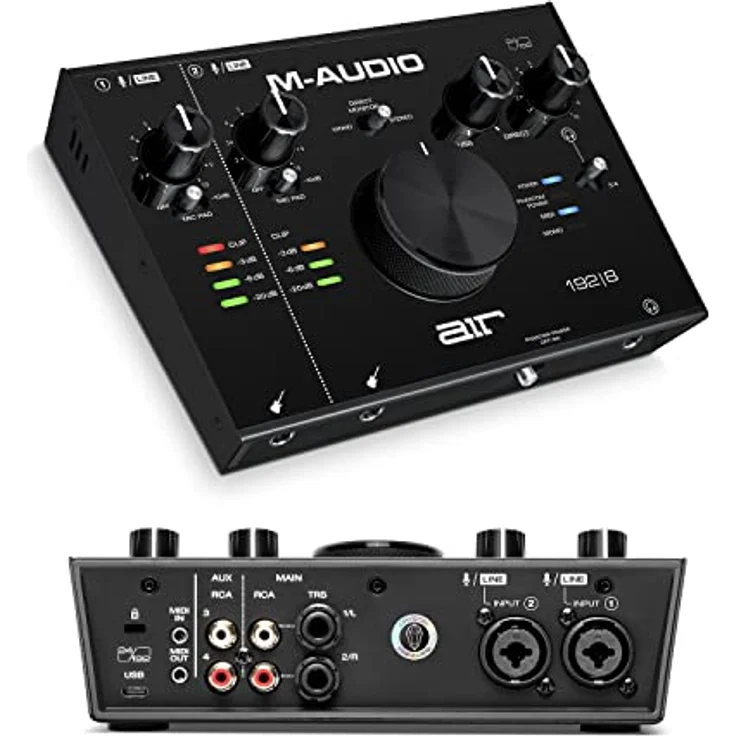 M-Audio AIR 192|8 - 2-in-4-out-USB Audio - MIDI-Schnittstelle mit ProTools und Ableton Live Recording Software mit Studio Effekten & Instrumenten – Bild 2