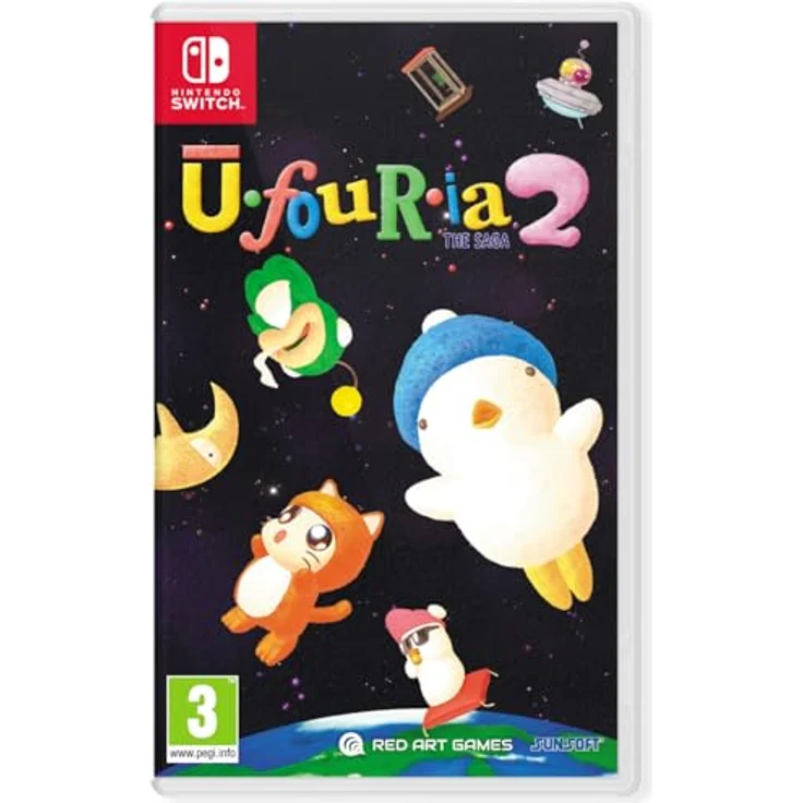 Red Art Games Ufouria The Saga 2 Nintendo Switch, Sidescrolling-Action Exploration Game in Filzstil – Bild 1