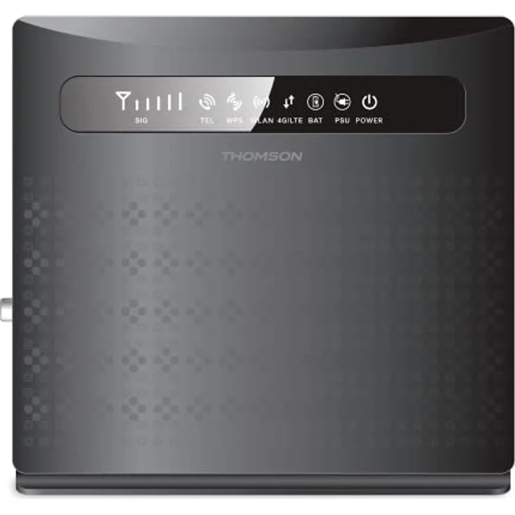 4G LTE Router, THOMSON TH4G 300, 300 Mbps, WLAN über SIM Karte, WiFi, bis zu 300 Mbit/s, 2 Antennen, 4X Ethernet, 2 SIM Karten Adapter, Internet Anbindung für Camping, Wochenendhaus, besondere Zwecke – Bild 2