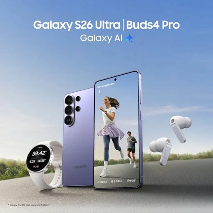 Samsung Galaxy S26 Ultra AI Smartphone, Android-Handy ohne Vertrag, 256 GB Speicher, Cobalt Violet – Bild 7