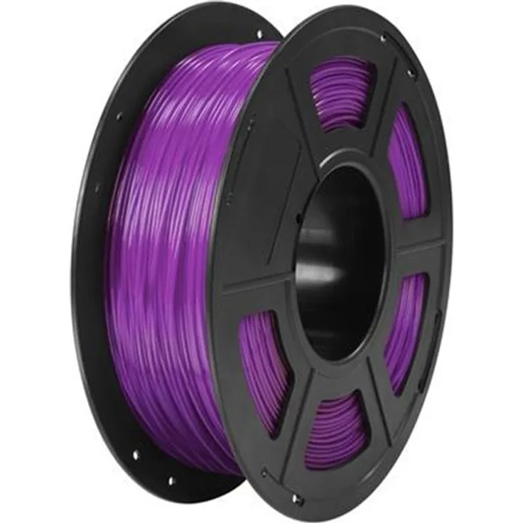 ANYCUBIC TPU Filament 1kg - Flexibles 3D-Druckmaterial mit hoher Dehnbarkeit, Transparent Purple