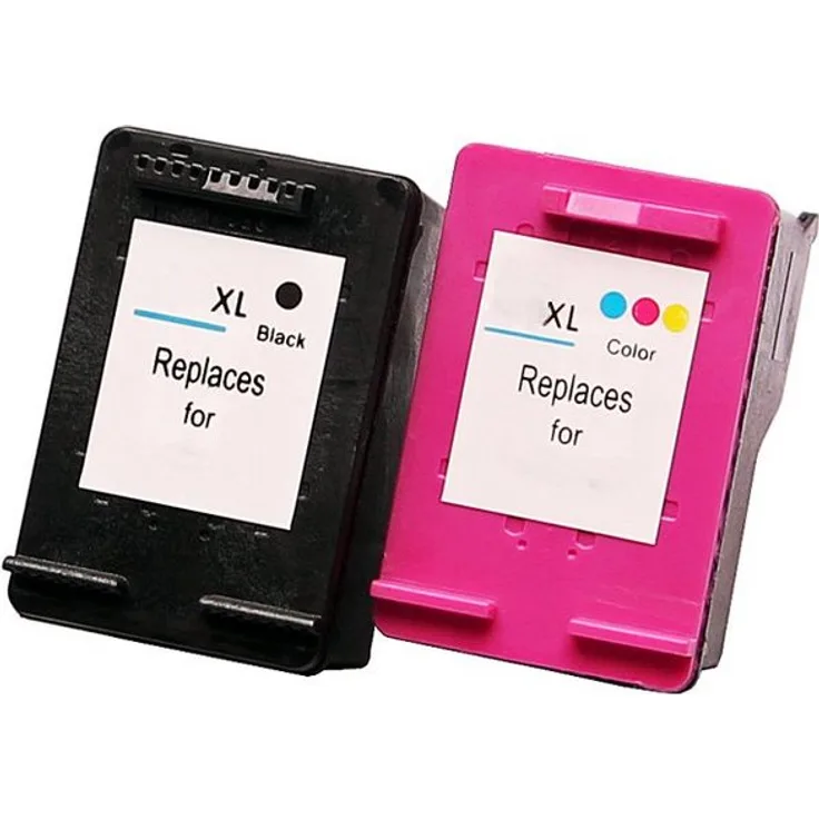 ABC Tintenpatrone Kompatibles Set 2x für HP 901XL OfficeJet J4500, 524 - Schwarz: 19 ML, Farbe: 15 ML, Remanufactured