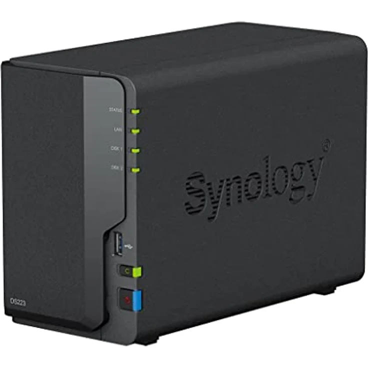 Synology DS223 2-Bay Diskstation NAS (Realtek RTD1619B Quad-Core 2GB Ram 1xRJ-45 1GbE LAN-Port) – Bild 3