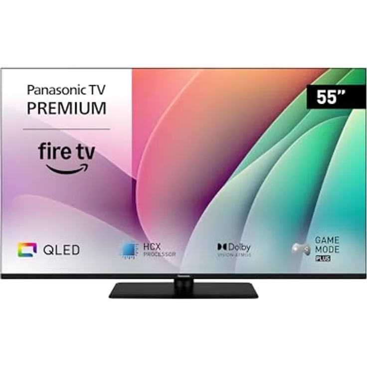 Panasonic TV-55W80AEZ, 55 Zoll 4K LCD Fernseher mit QD-Layer und integriertem Fire TV, Alexa-Sprachsteuerung, HCX-Prozessor – Bild 2