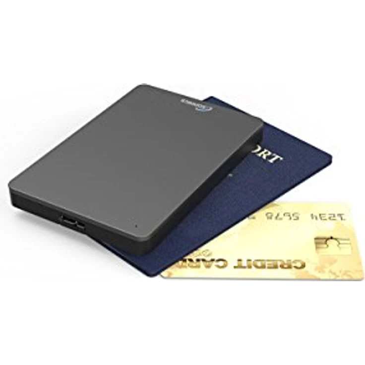 Sonnics 500GB Dunkelgrau Externe tragbare Festplatte USB 3.0 super schnelle Übertragungsgeschwindigkeit für den Einsatz mit Windows PC, Apple Mac, XBOX ONE und PS4 Fat32 – Bild 5