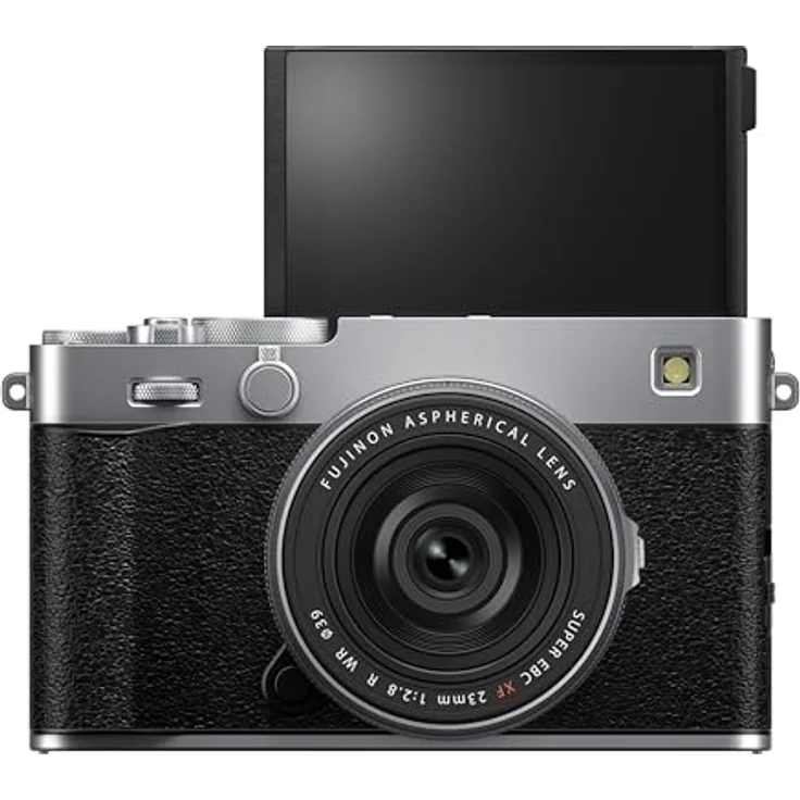 FUJIFILM X-E5, Systemkamera mit 40,2 MP, X-Trans CMOS 5 HR Sensor, IBIS, XF23mm Kit, Silber – Bild 2