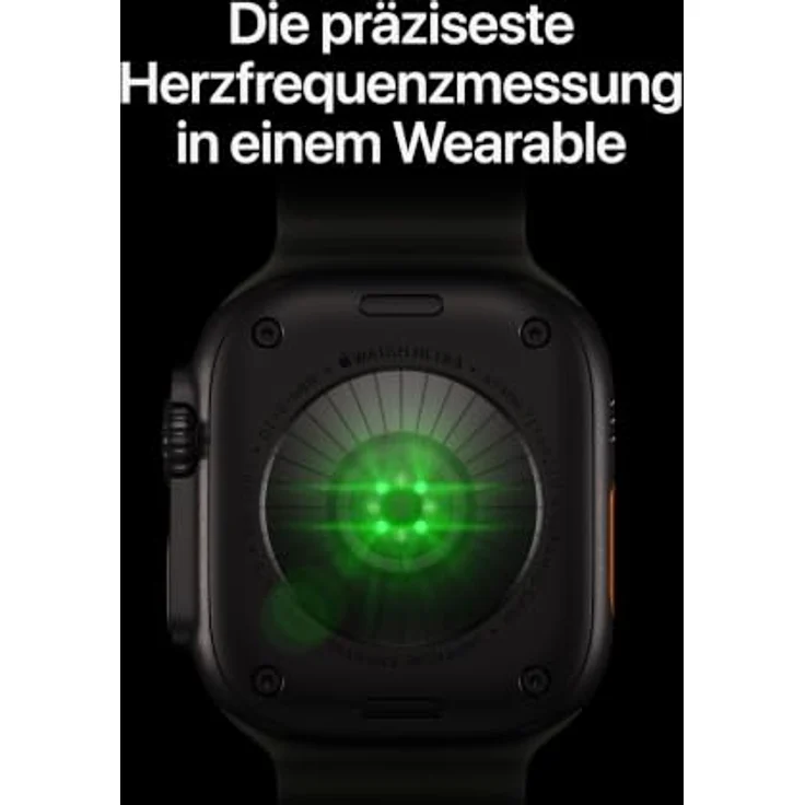 Apple Watch Ultra 4 Cellular 49mm, Schwarz Titan Case, Haltransparente Schwarz Ocean Band, S11 Chip, Präzises Dual-Frequenz GPS, Unfall- und Sturzerkennung – Bild 3