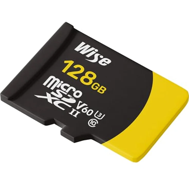 Wise microSDXC UHS-II V60 Speicherkarte, 128 GB mit hoher Übertragungsgeschwindigkeit – Bild 3