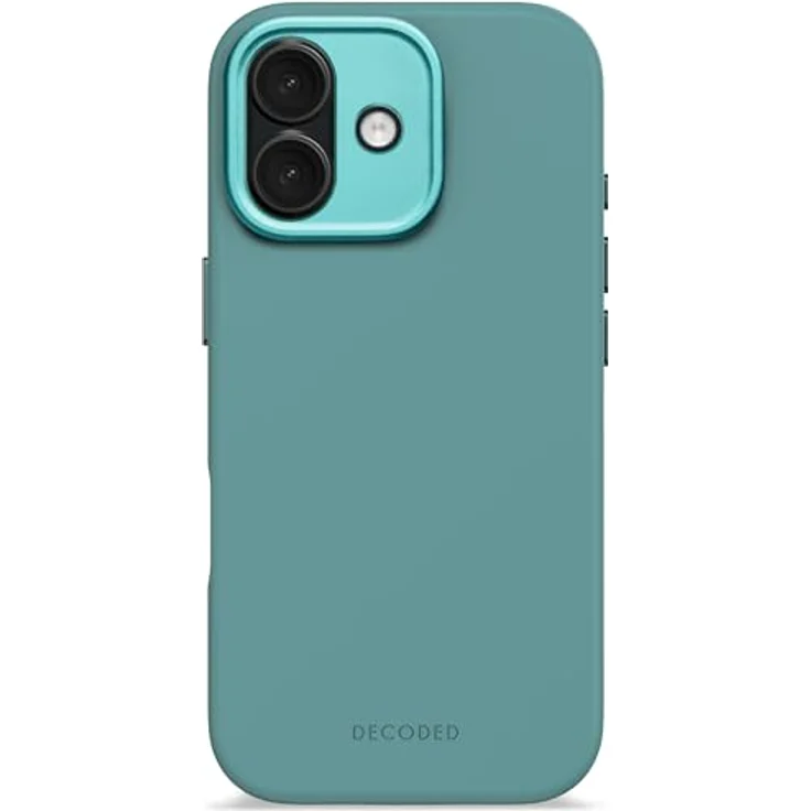 Decoded Silikonhülle für iPhone 17, Antibakterielle Beschichtung, MagSafe Kompatibel, Fallschutz, Kratzfest, Hell Blau – Bild 1