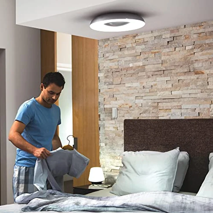 Philips Hue White Ambiance Still Deckenleuchte in Schwarz inkl. Dimmschalter Tunable White 2400 lm 27 W – Bild 11