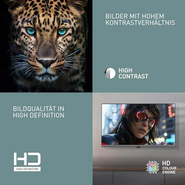 Panasonic TB-32S40AEZ, S40 Serie 32 Zoll HD LED Smart TV, 2024, TiVo, Google- und Alexa-Sprachsteuerung, Gaming-Modus, Media Player, HDR, HDMI, WLAN, in Schwarz – Bild 4