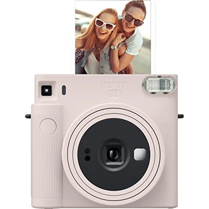 Fujifilm Instax SQUARE SQ1 chalk white EX D Sofortbildkamera + Fujifilm Instax SQUARE Film – Bild 2