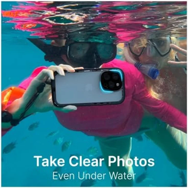 Catalyst Total Protection Case für Apple iPhone 16 Pro, wasserdicht bis 10 m, schockresistent, transparente Smartphone Hülle – Bild 6