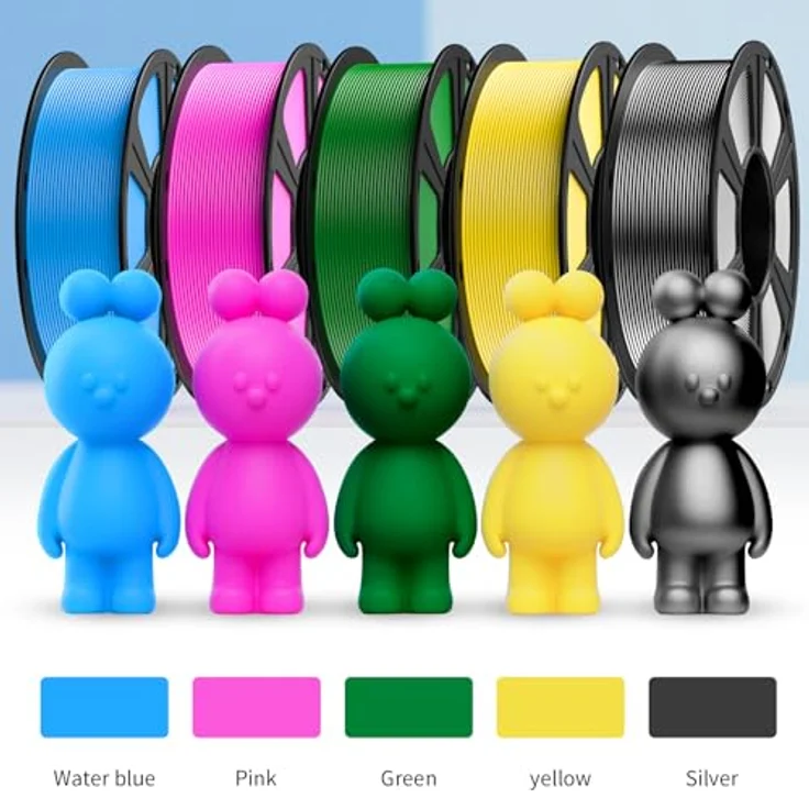GEEETECH PETG Filament 1,75mm, Schwarz, 4kg Spule, hohe Korrosionsbeständigkeit, kompatibel mit FDM 3D Druckern – Bild 4