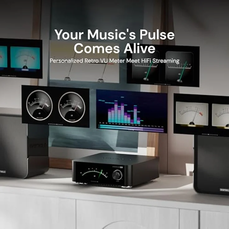 Eversolo Eversolo Play Kompaktanlage, Streaming Verstärker mit 5,5 Zoll Touch-Display, 60W Verstärkung, HDMI ARC und Multi-Room-System, Aluminiumlegierung – Bild 6