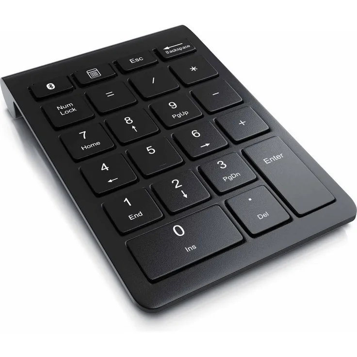 Aplic Wireless-Tastatur (Bluetooth Numpad mit 22 Tasten Keypad, Ziffernblock, Multimediatasten, schwarz)