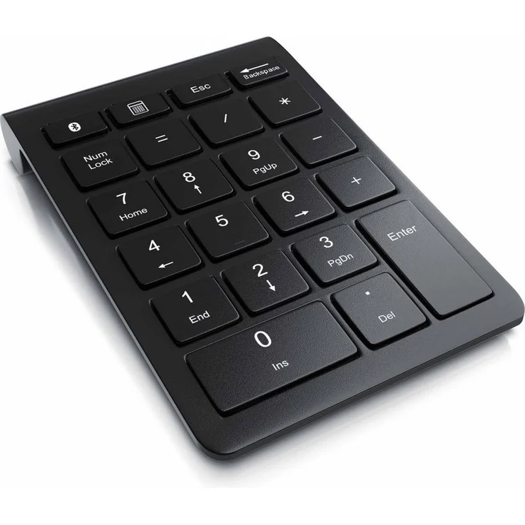 Aplic Wireless-Tastatur (Bluetooth Numpad mit 22 Tasten Keypad, Ziffernblock, Multimediatasten, schwarz)
