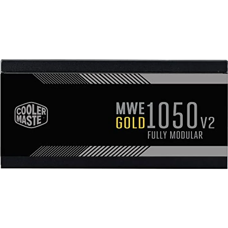 Cooler Master MWE Gold 1050 V2 ATX 3.0, Vollmodulares PC-Netzteil – ATX 3.0-Unterstützung, 80 Plus Gold, 1050 Watt Netzteil mit Flacher schwarzer Verkabelung, 140mm FDB-Lüfter, Hochtemperaturschwelle – Bild 5
