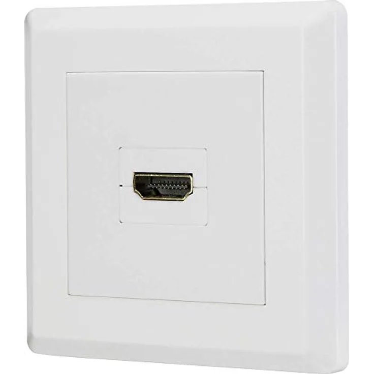 Renkforce RF-4724906 HDMI Adapter [1x HDMI-Buchse - 1x HDMI-Buchse] Weiß vergoldete Steckkontakte