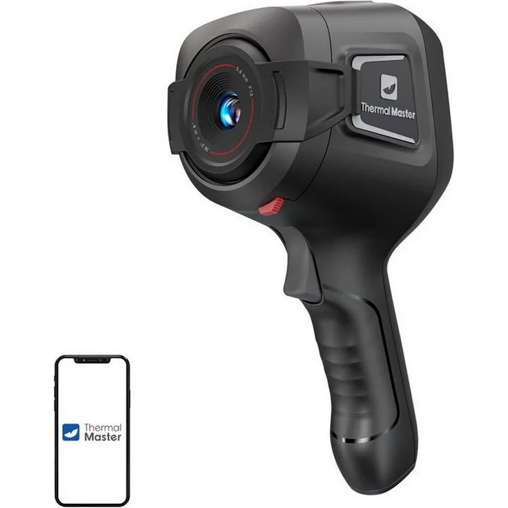 THERMAL MASTER Thor001 Wärmebildkamera, professionelle Thermotechnologie im robusten Pistolengriff-Design, schwarz