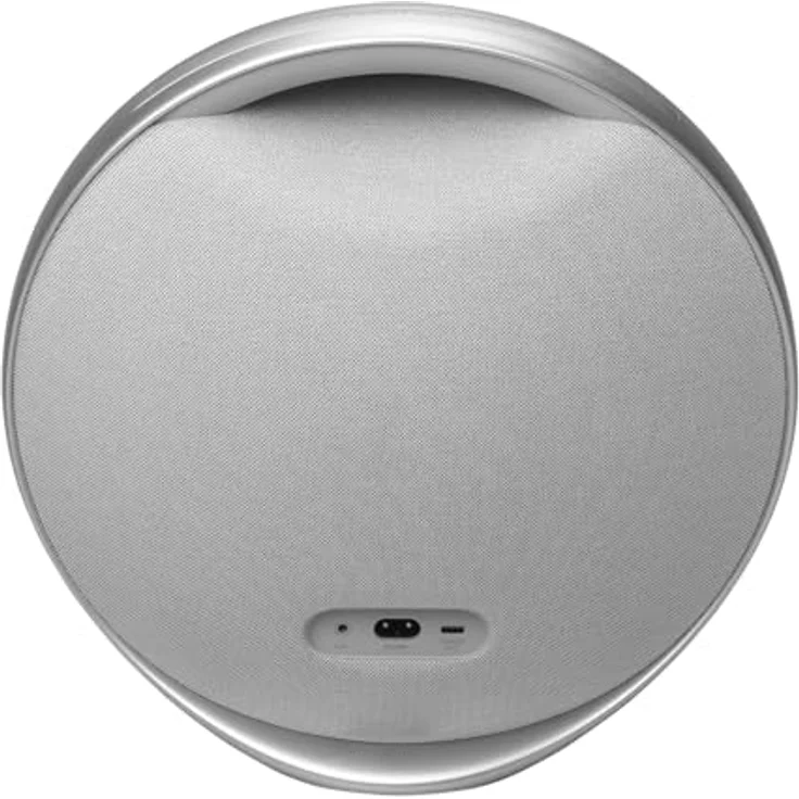 Harman Kardon Onyx Studio 9, tragbarer Bluetooth-Lautsprecher mit Auracast Multi-Speaker-Verbindung, adaptiver Selbstabstimmung, USB-Ladeanschluss, 8 Stunden Akkulaufzeit, Grau – Bild 5
