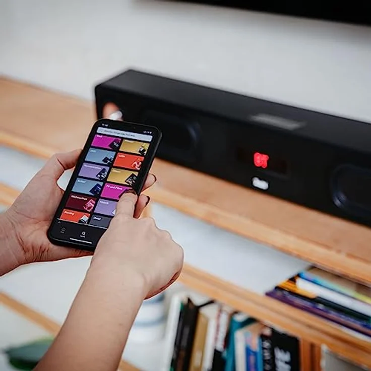 Teufel CINEBAR Ultima Streaming - Soundbar mit Streamer, WLAN-Netzwerkplayer, Kabellos, Integriertes Subwoofer System, Multiroom Funktion - Schwarz – Bild 4