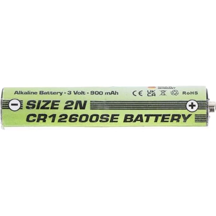 AccuCell Ersatzbatterie CR12600SE, 3 Volt Alkaline, 900mAh für Sanyo 2N, Kompatibel mit Uwatec Galileo, Sol, Terra, Luna – Bild 3